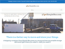 Tablet Screenshot of getsimplebox.com